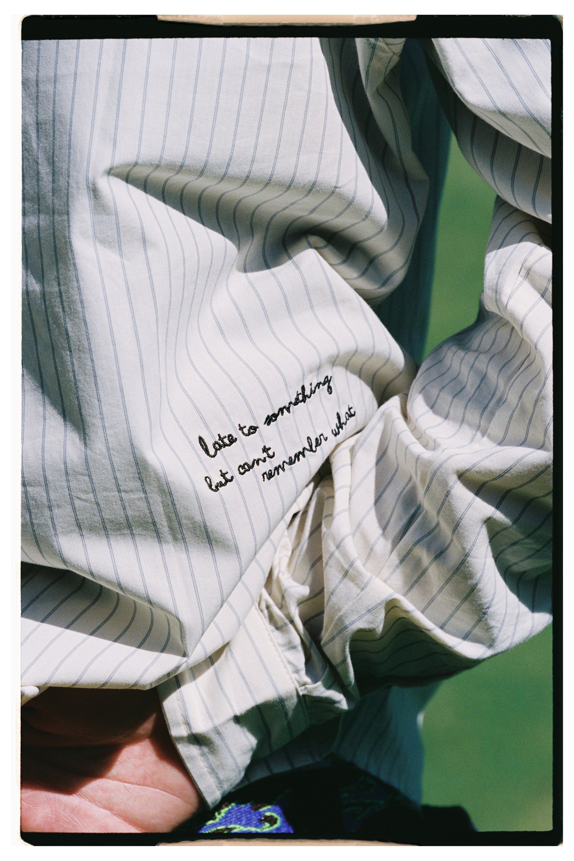 Late For Something Shirt - Off White (Organic)