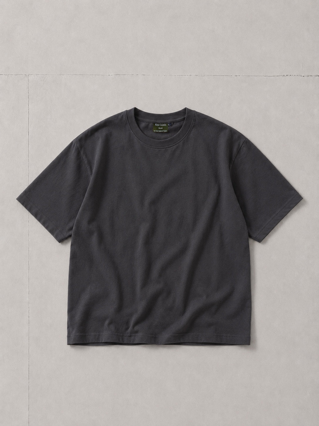 Box Tee - Charcoal (Hemp)