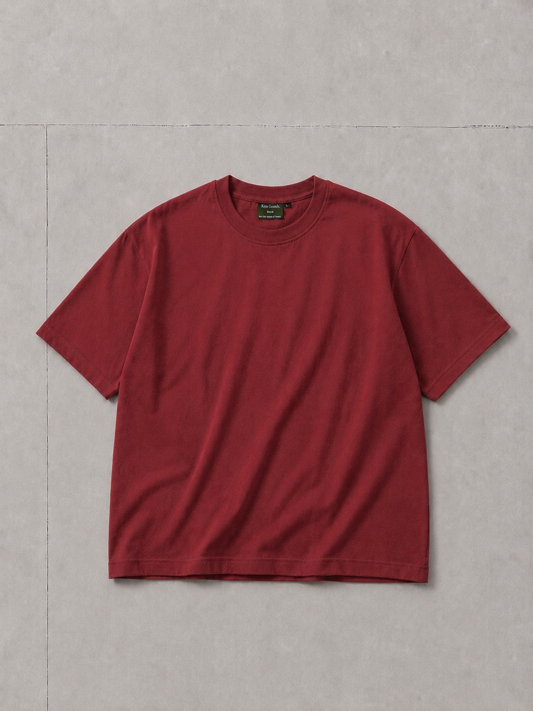 Box Tee - Dusky Scarlett (Hemp)