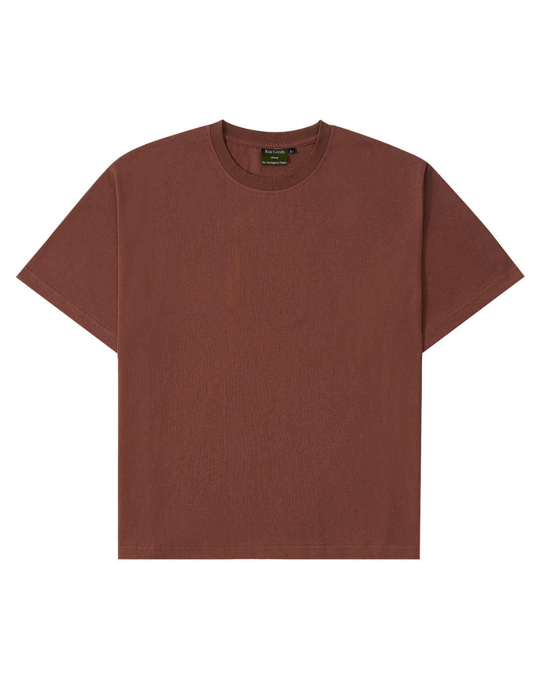 Box Tee - Chocolate (Hemp)